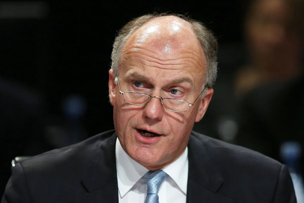 Senator Eric Abetz in Melbourne, Australia, on Sept. 10, 2014. (Graham Denholm/Getty Images)