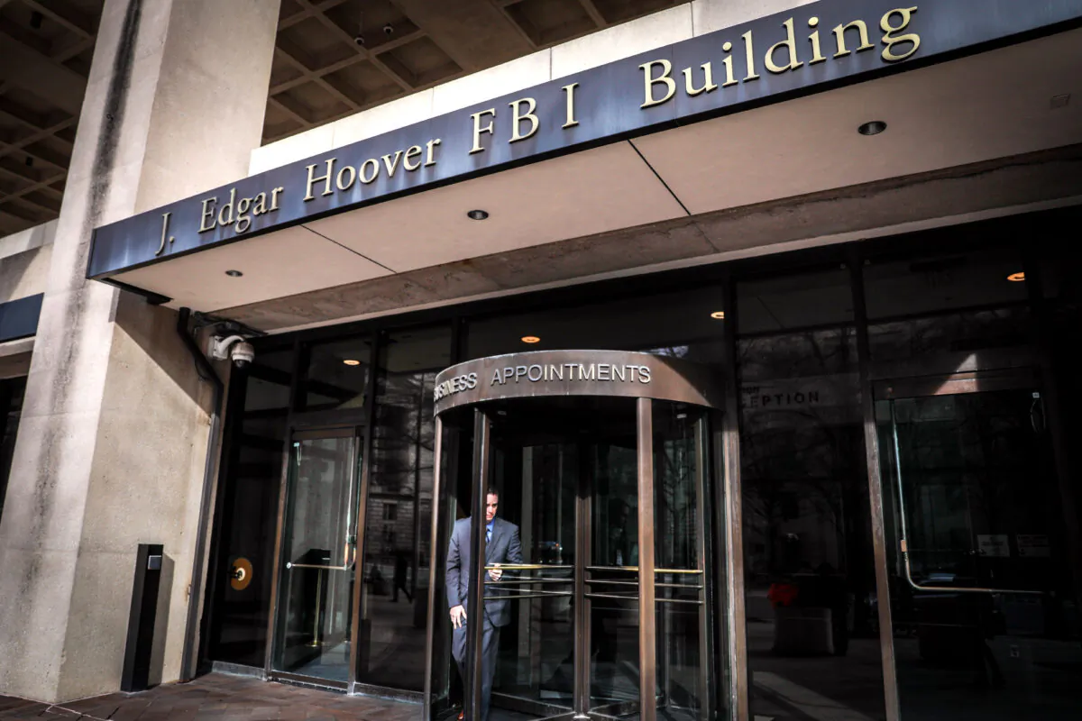 The Federal Bureau of Investigation (FBI) Headquarters in Washington on Jan. 2, 2020. (Samira Bouaou/The Epoch Times)
