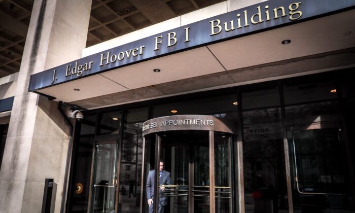 The Federal Bureau of Investigation (FBI) Headquarters in Washington on Jan. 2, 2020. (Samira Bouaou/The Epoch Times)