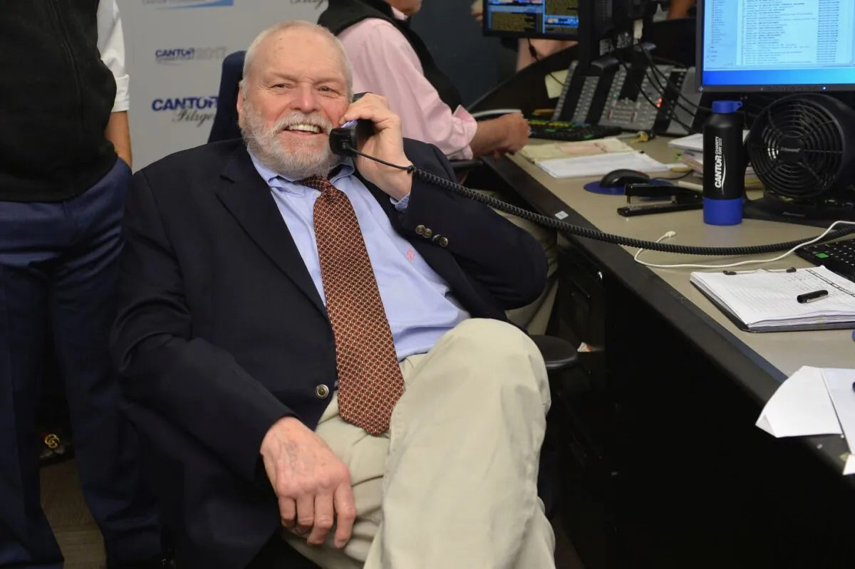 Actor Brian Dennehy participates in Annual Charity Day hosted by Cantor Fitzgerald, BGC and GFI at Cantor Fitzgerald in New York City on Sept. 11, 2017. (Noam Galai/Getty Images)