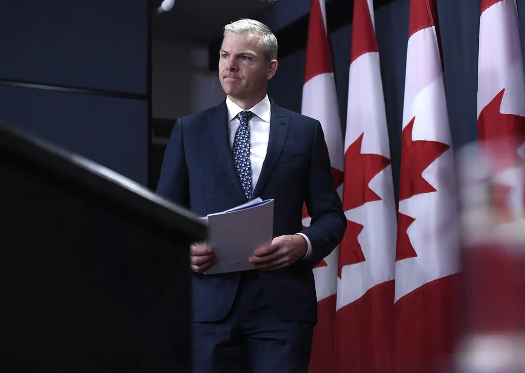 Tim McMillan, President and CEO of the Canadian Association of Petroleum Producers, arrives for a press conference in Ottawa in this 2019 file photo. (The Canadian Press/Justin Tang)