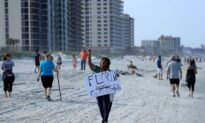 Hundreds of People Flock to Florida Beaches After Reopening