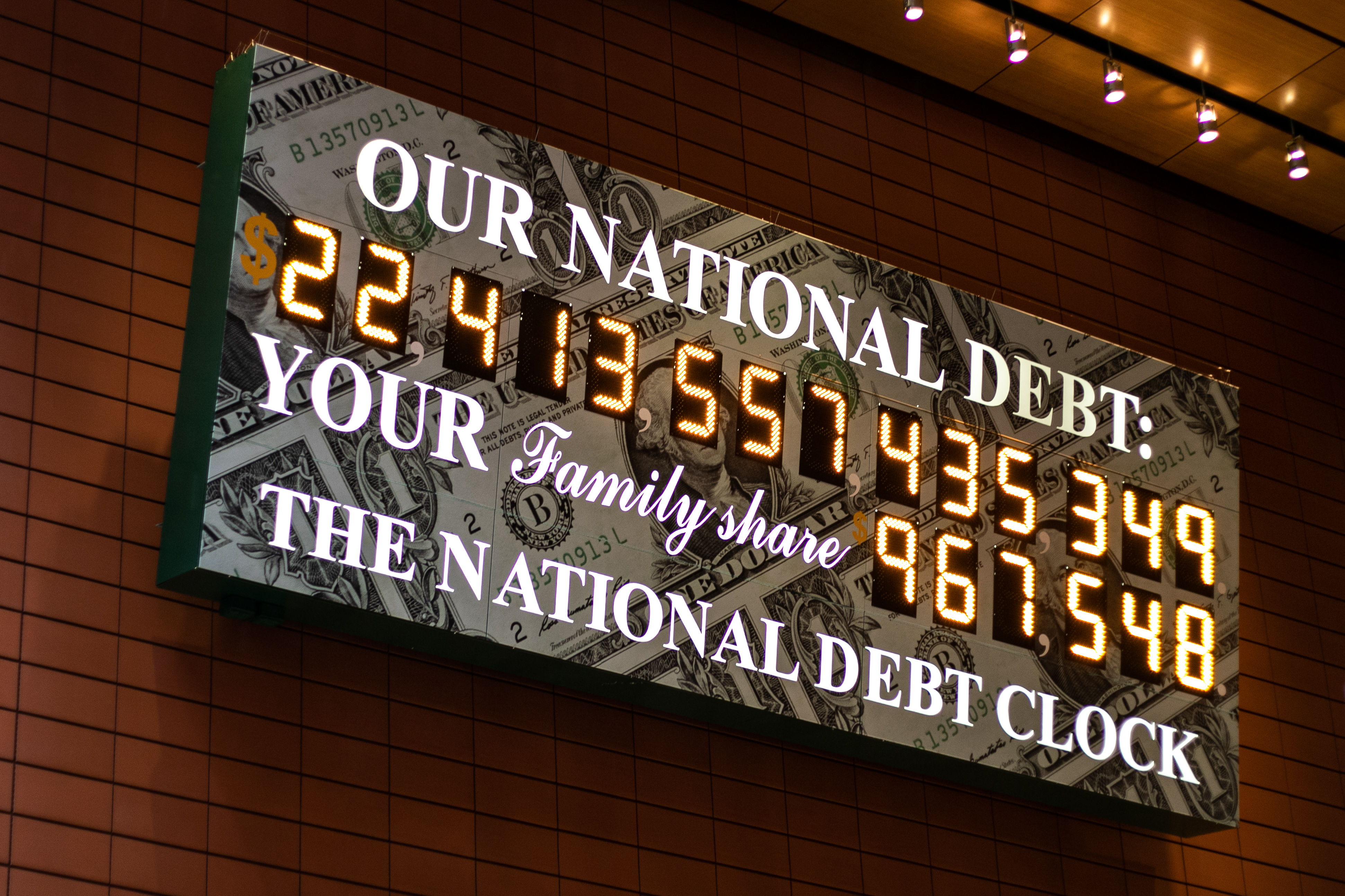 National debt Clock USA