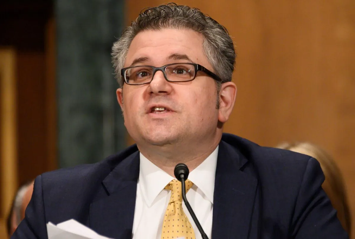 Director of the Federal Housing Finance Agency Mark Calabria testifies on Capitol Hill in Washington, on Sept. 10, 2019. (Jim Watson/AFP/Getty Images)