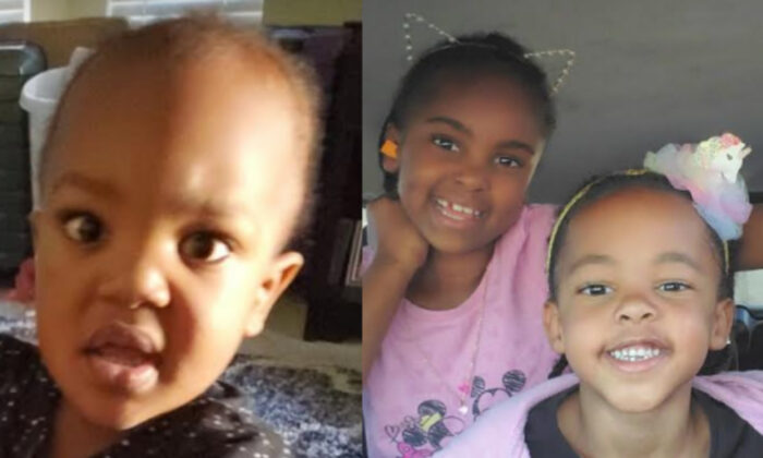 An AMBER Alert was issued after Stephan Charles Robinsonleft fled with his three children Nya, Stachia, and Stephan. (Chandler Police Department)
