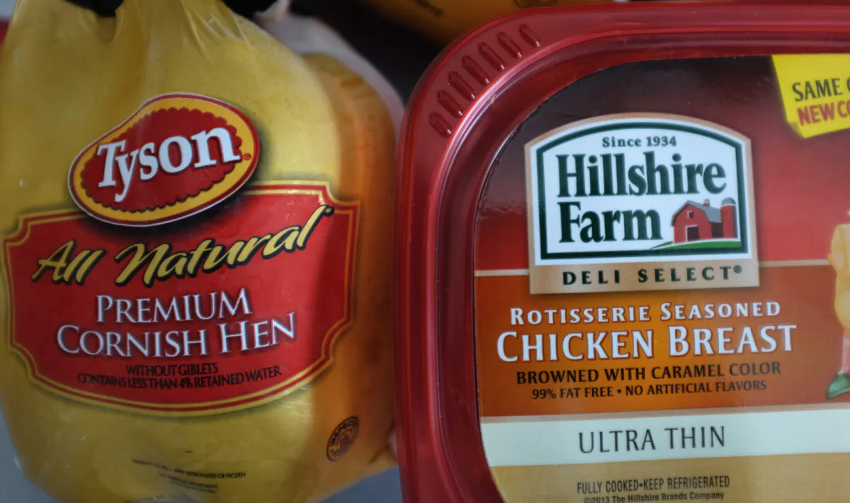 In a Tyson Goodlettsville, Tennessee meat-processing plant, the Health Department found that 90 employees were infected with the CCP virus. (Joe Raedle/Getty Images)