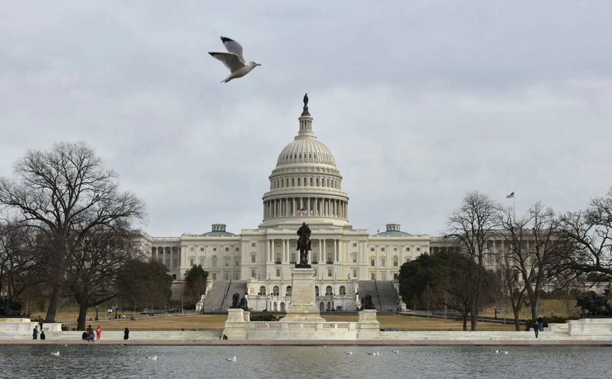 The U.S. Capitol in Washington, on Jan. 22, 2018. (Mandel Ngan/AFP/Getty Images)