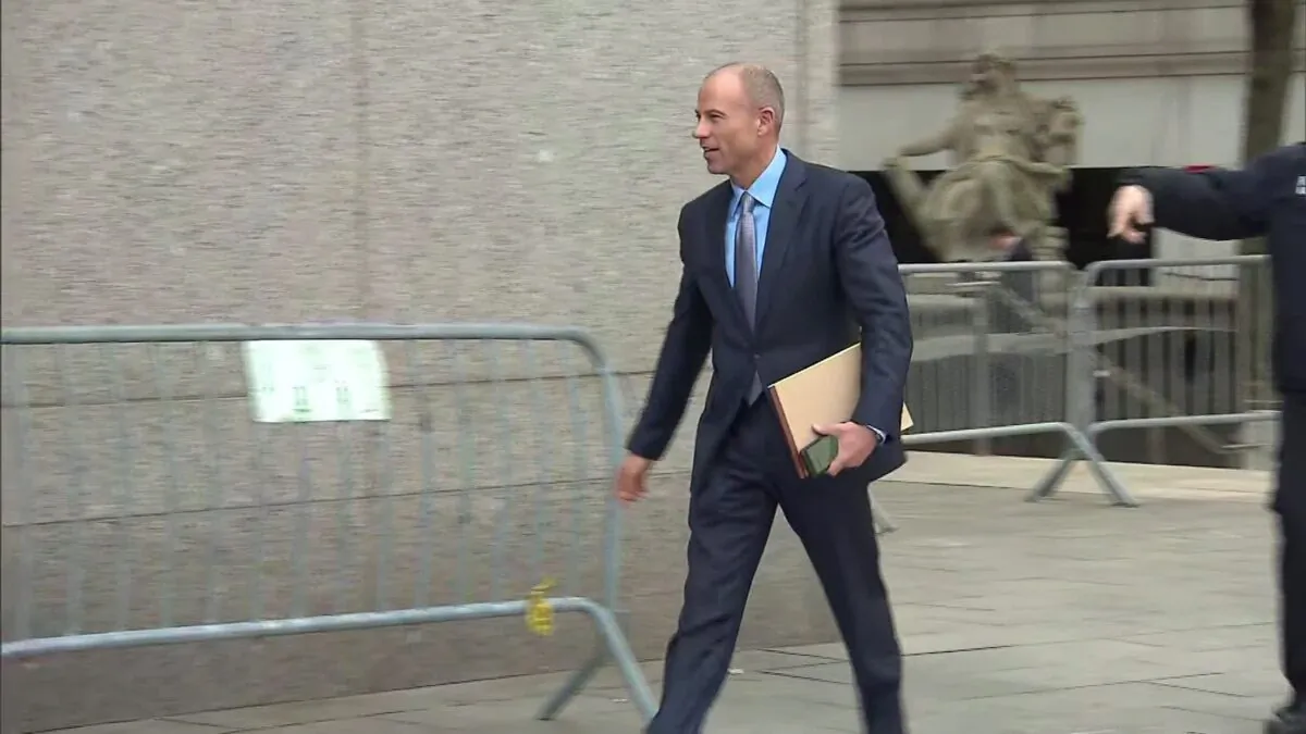 Michael Avenatti, the celebrity attorney whose clients include adult film star Stormy Daniels, has been released from a New York jail as he begins a temporary reprieve from detention because of CCP virus pandemic fears. (CNN Photo)