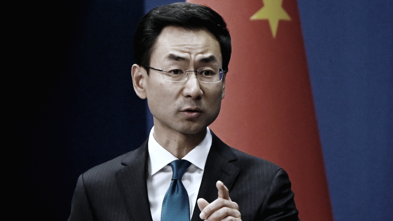 China 24. Китай выход. China Foreign Minister spokesman. 11/24 China.