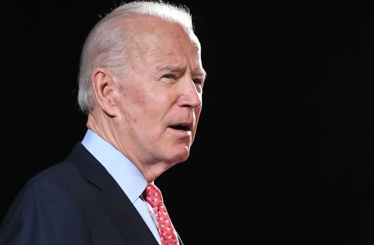 Former Vice President and Democratic presidential hopeful Joe Biden speaks during a press event in Wilmington, Delaware, on March 12, 2020. (Saul Loeb/AFP via Getty Images)