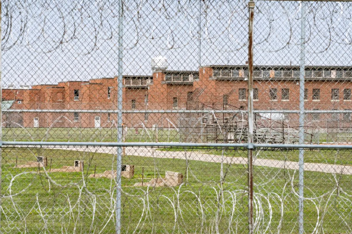 The exterior of the Marion Correctional Institution in Marion, Ohio, on April 22, 2020. (Dane Rhys/Reuters)   