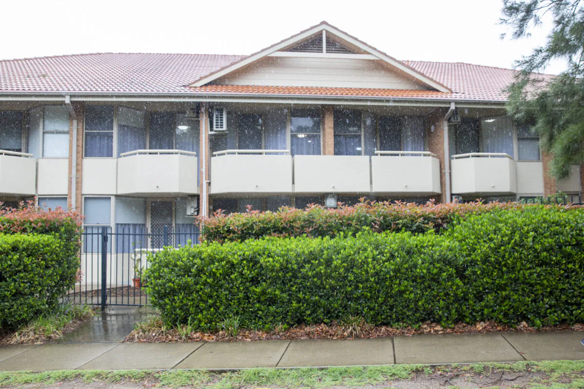 A photo of Dorothy Henderson Lodge, a nursing home in Sydney, Australia, taken on March 5, 2020. (Jenny Evans/Getty Images)