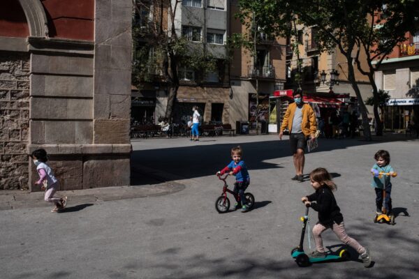 Children play