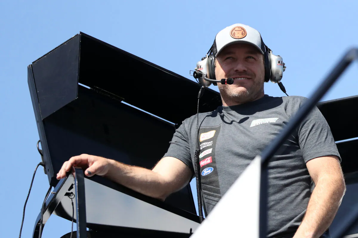 Ryan Newman looks on during practice for the NASCAR Cup Series FanShield 500 at Phoenix Raceway in Avondale, Ariz., on March 6, 2020. (Chris Graythen/Getty Images)