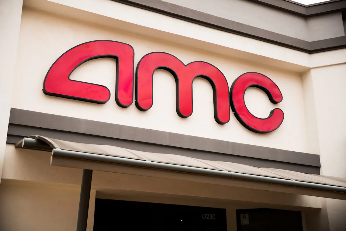 The AMC Sunset 5 in Los Angeles on April 17, 2020. (Rich Fury/Getty Images)