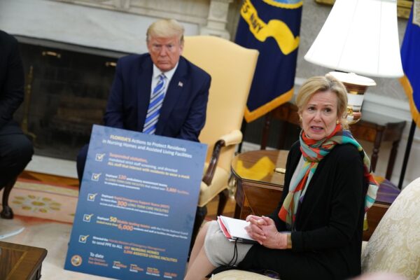 deborah birx and trump