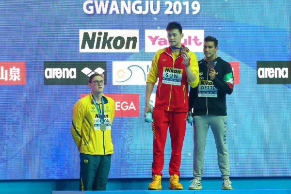 Silver medalist Mack Horton of Australia