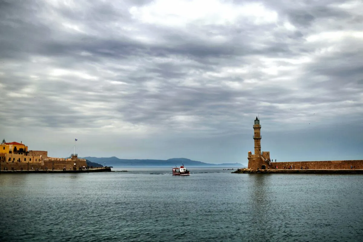 File photo of the old port of Chania, in the southern Greek island of Crete, on May 20, 2016. (Aris Messinis /AFP/Getty Images)