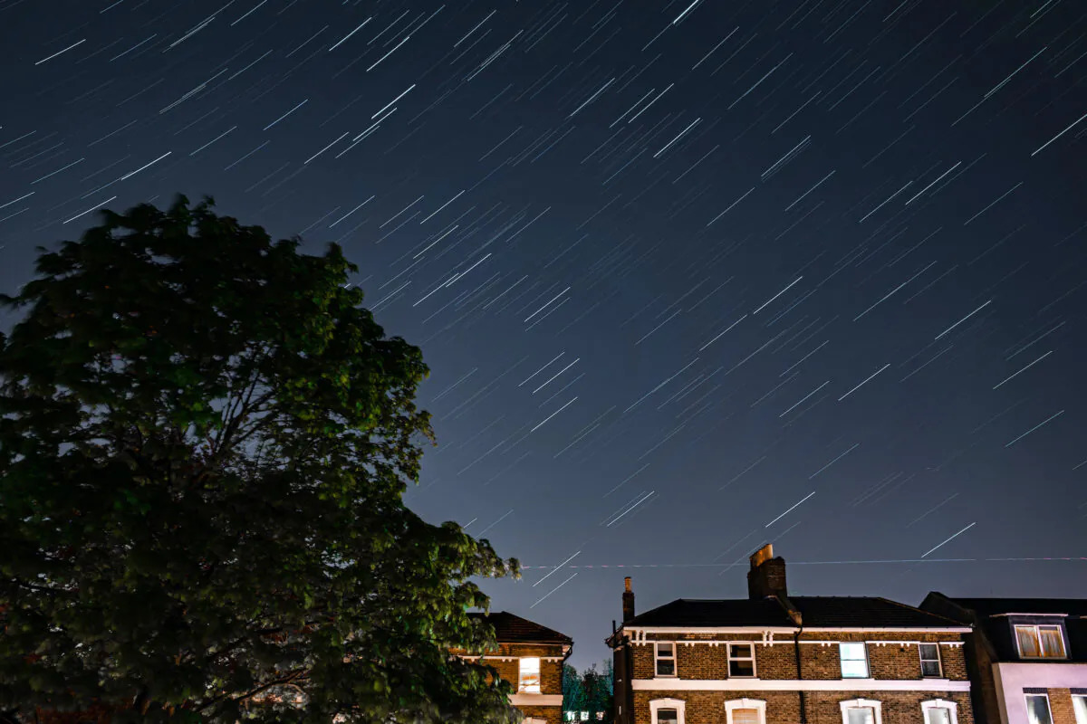 Stars illuminate the sky on a clear night in Forest Hill in London on April 20, 2020. (Simon Robling/Getty Images)