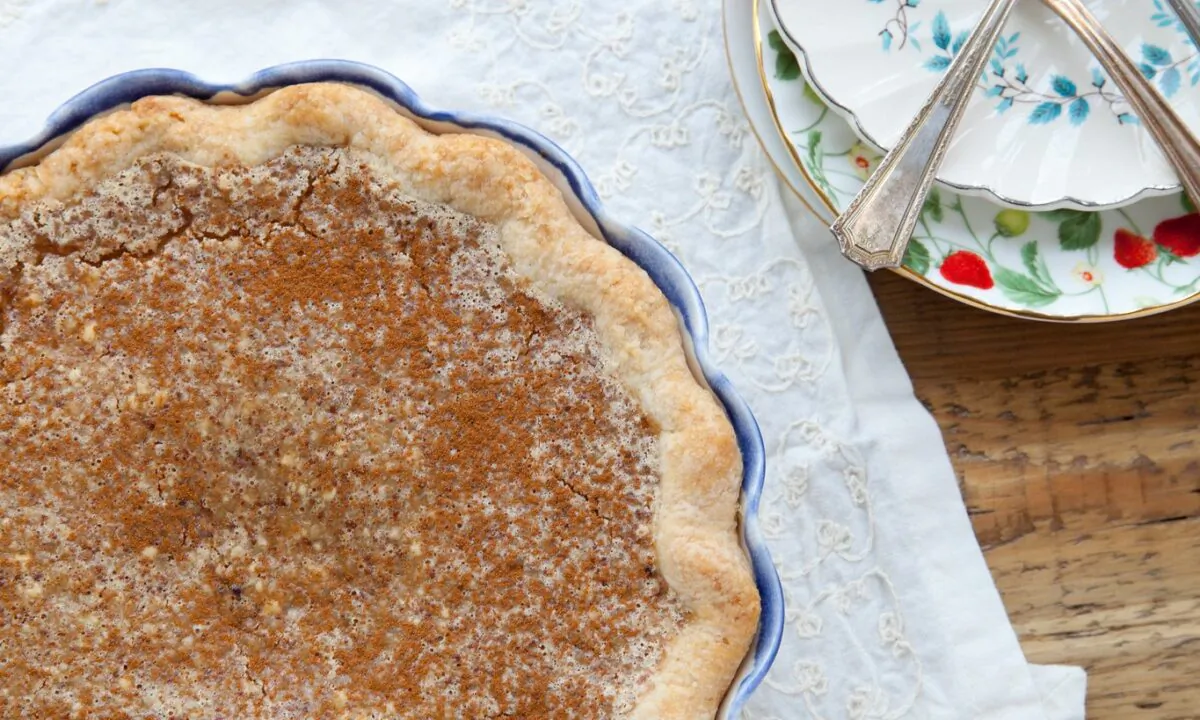 Sugar cream pie, also known as Hoosier pie, is considered the unofficial state pie of Indiana. (Annieseats via Flickr/CC BY-ND 2.0)