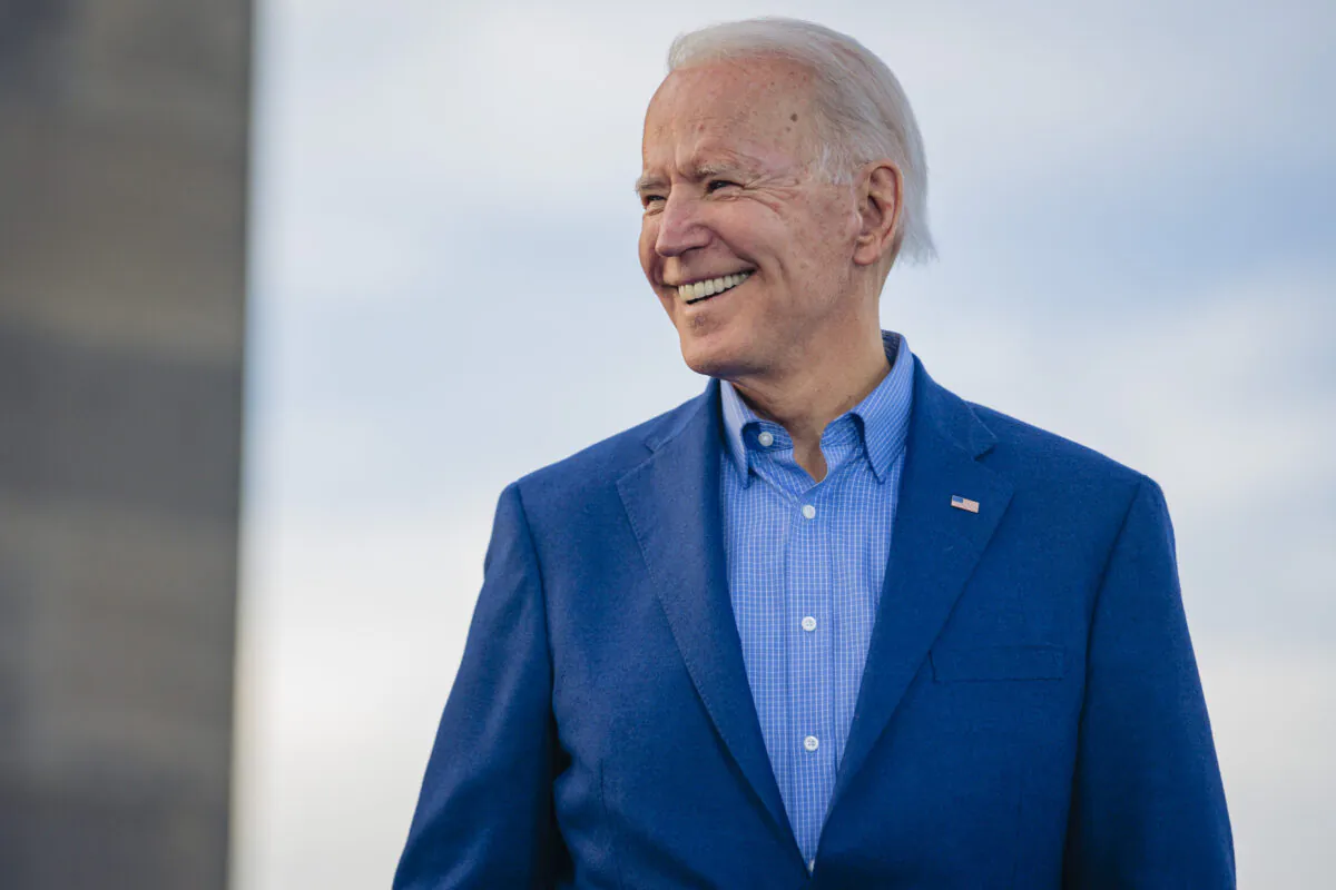 Democratic Presidential Candidate former Vice President Joe Biden speaks to a full crowd during the Joe Biden Campaign Rally at the National World War I Museum and Memorial in Kansas City, Mo., on March 7, 2020. (Kyle Rivas/Getty Images)