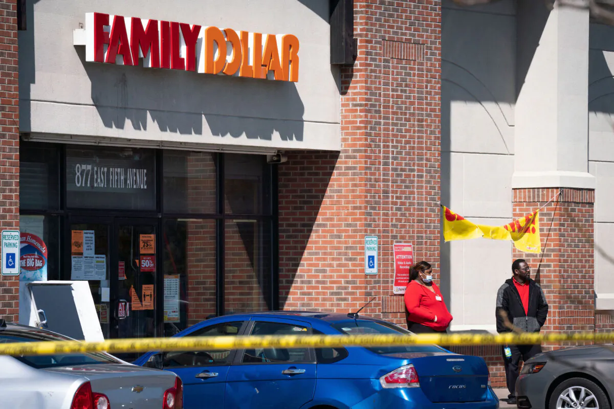A stock photo of a Family Dollar (Sarahbeth Maney/The Flint Journal via AP)