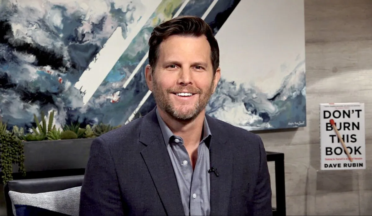 Dave Rubin in his studio in Los Angeles on April 28, 2020. (The Epoch Times)