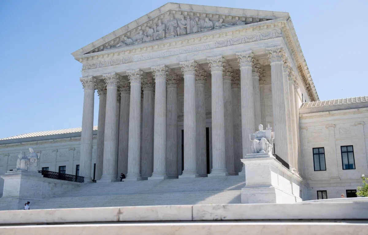 The U.S. Supreme Court is seen in Washington on May 4, 2020. (Saul Loeb/AFP via Getty Images)