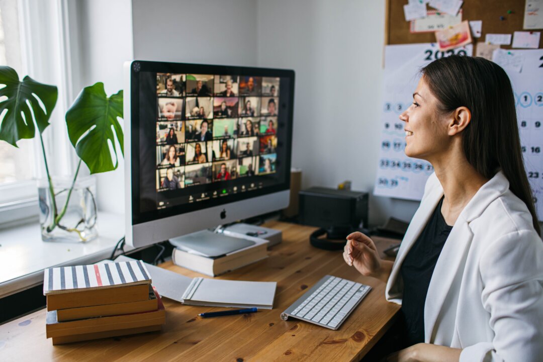 We have to work harder to process non-verbal cues when meeting through video teleconference. (Girts Ragelis/Shutterstock)