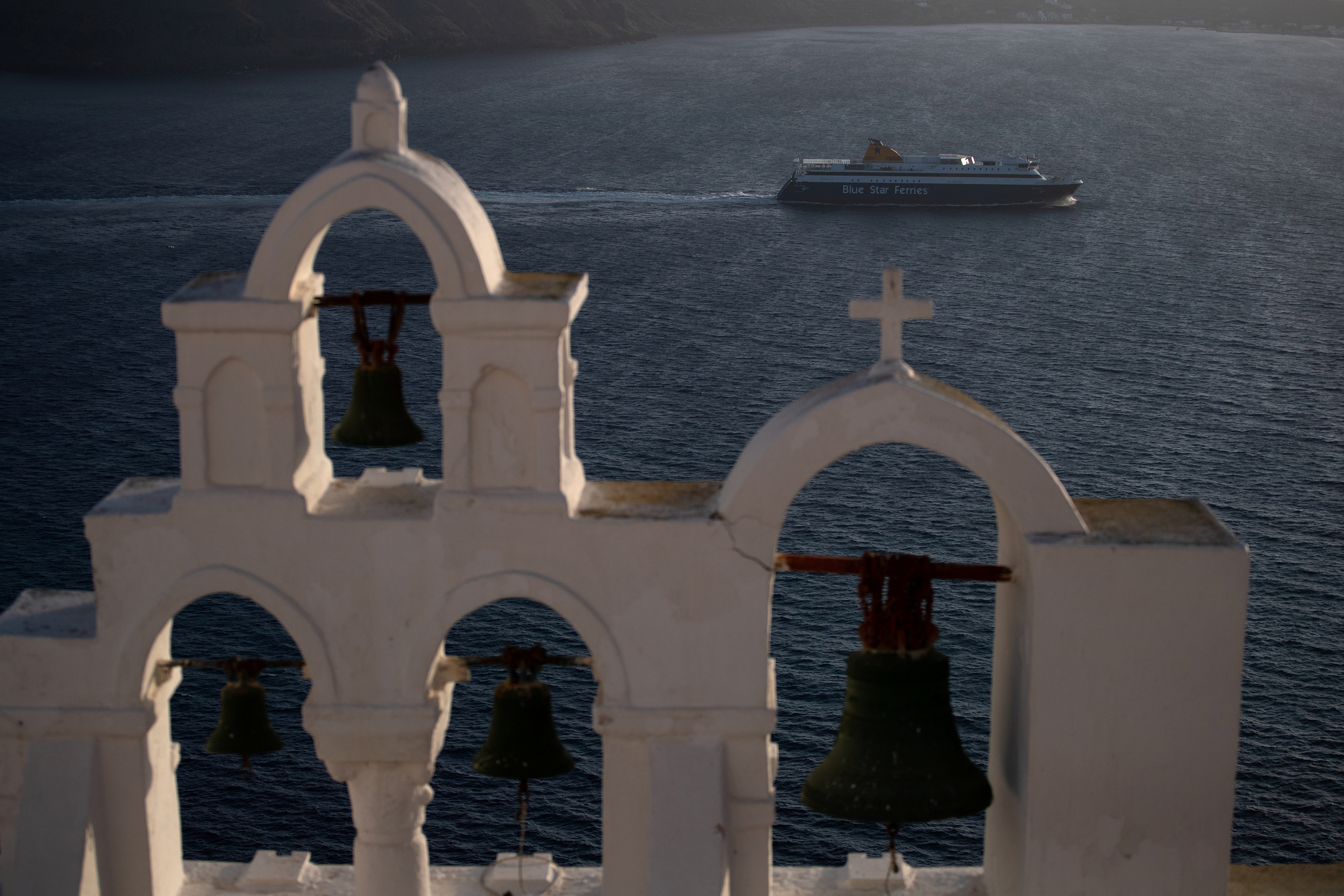 ferry in greece