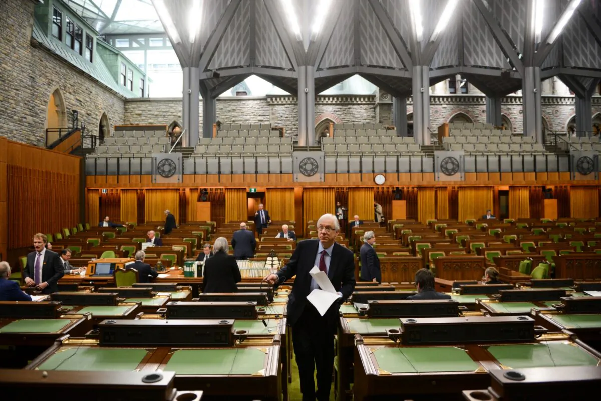 Members of Parliament arrive to take part in a Special Committee on the COVID-19 Pandemic in the House of Commons on Parliament Hill in Ottawa on May 6, 2020. (Sean Kilpatrick/The Canadian Press)