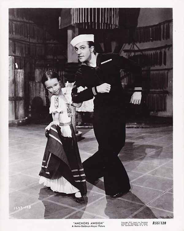 Anchors Away with Gene Kelly dancing with little girl