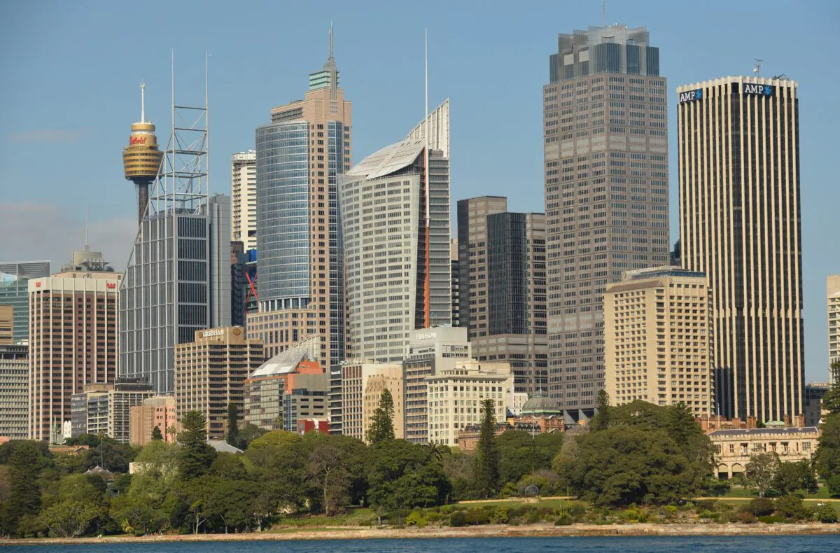 Central business district of Sydney on September 17, 2015. (Peter Parks/AFP via Getty Images)