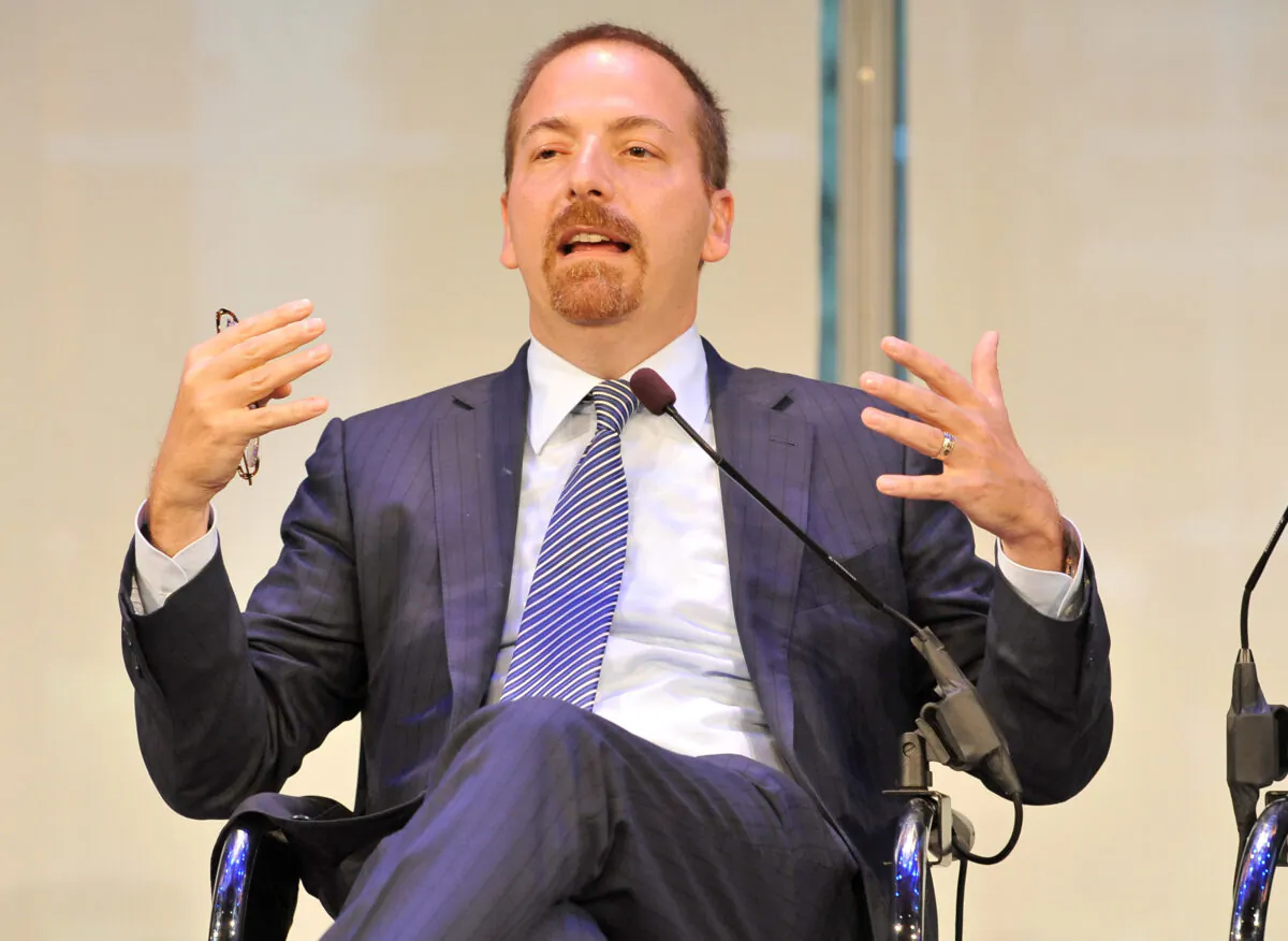 Chuck Todd speaks during an event in New York City in a 2015 file photograph. (D Dipasupil/Getty Images for AWXII)