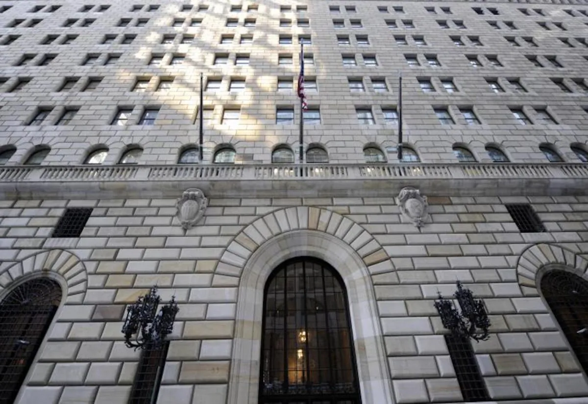 The Federal Reserve Building is seen in New York City. (Timothy A. Clary/AFP/Getty Images/File Photo)