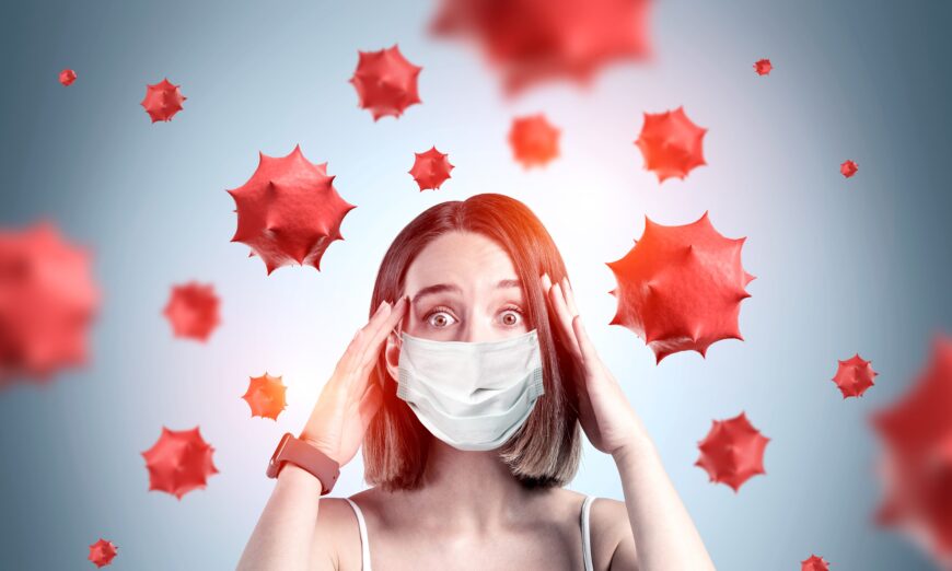 Our fear of the virus could be as dangerous as the virus itself if we allow our reactions to it be affected by the brain-limiting effects of fear. (ImageFlow/Shutterstock)