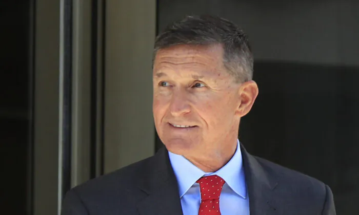 Former Trump national security adviser Michael Flynn leaves the federal courthouse following a status hearing in Washington on July 10, 2018. (Manuel Balce Ceneta, File/AP photo)