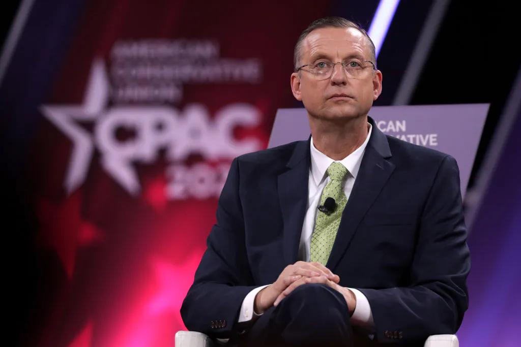 Rep. Doug Collins (R-Ga.) speaks during the annual Conservative Political Action Conference (CPAC) at Gaylord National Resort & Convention Center in National Harbor, Maryland, on Feb. 27, 2020. (Alex Wong/Getty Images)