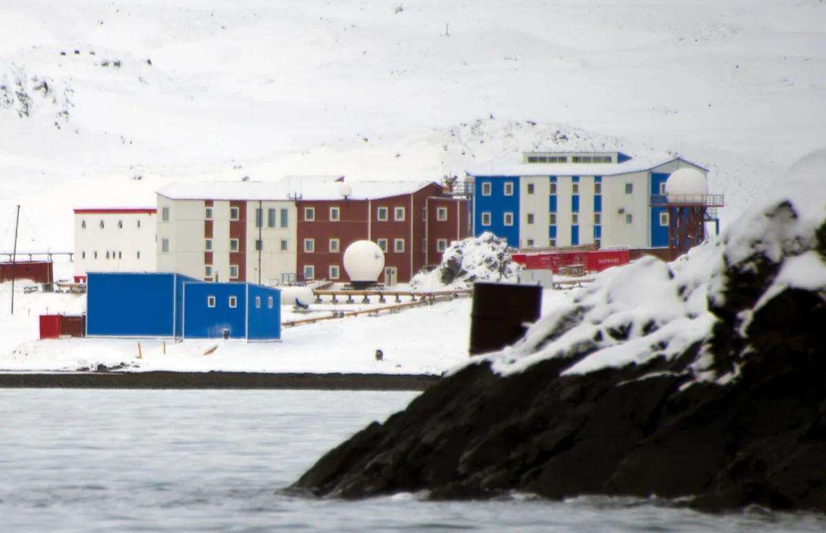 View of China's military base in the King George island in Antarctica on March 13, 2014. (Vanderlei Almeida/AFP via Getty Images)