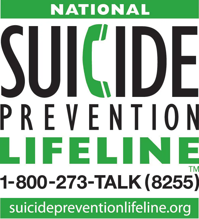 Logo of the National Suicide Prevention Lifeline. ( U.S. Department of Health and Human Services - Substance Abuse and Mental Health Services Administration)