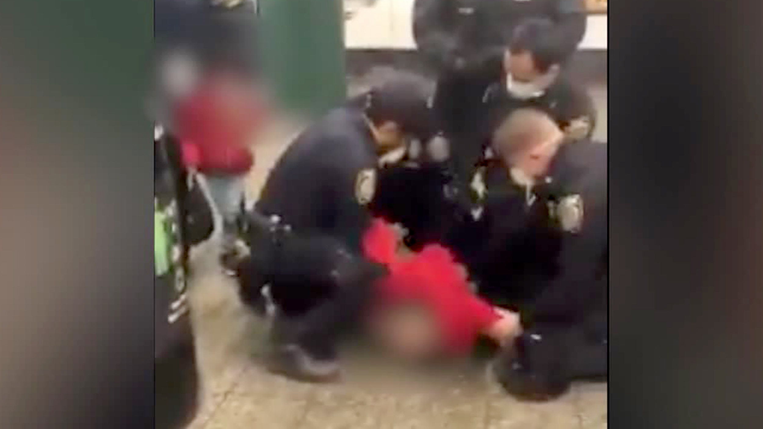 NYPD Subway arrest
