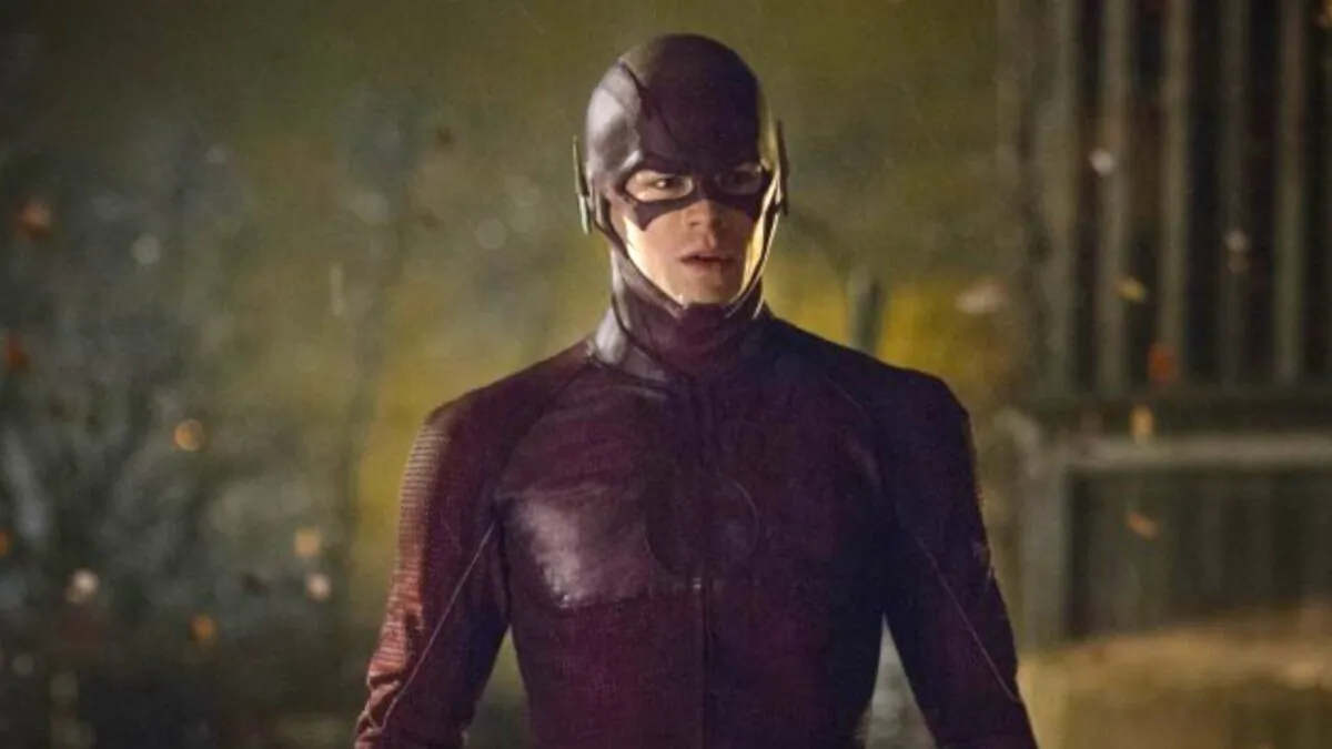 In this image released by The CW, Grant Gustin portrays The Flash in a scene from "The Flash." (The CW, Jack Rowand/AP Photo)