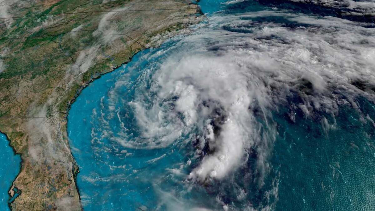 Tropical Storm Arthur's location as of May 18, 2020. (CNN Weather)