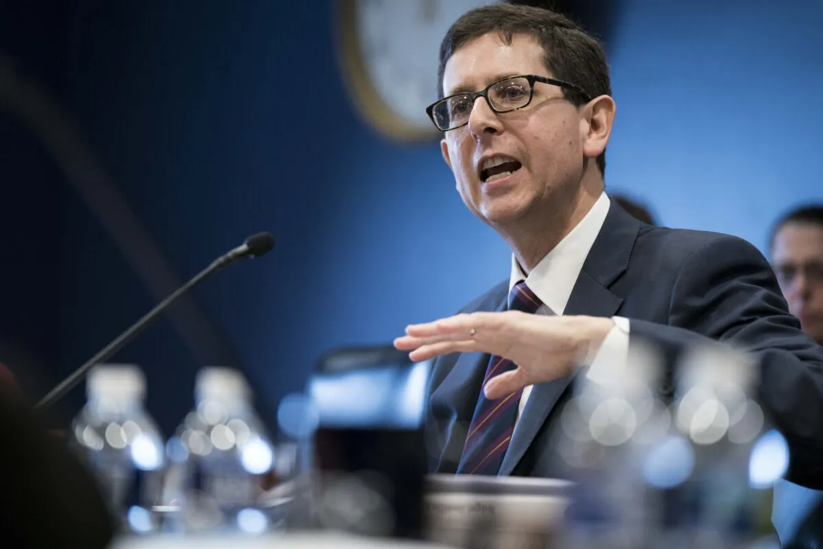 Congressional Budget Office (CBO) Director Phillip Swagel testifies before the Legislative Branch Subcommittee of the House Appropriations Committee in Washington on Feb. 12, 2020. (Sarah Silbiger/Getty Images)