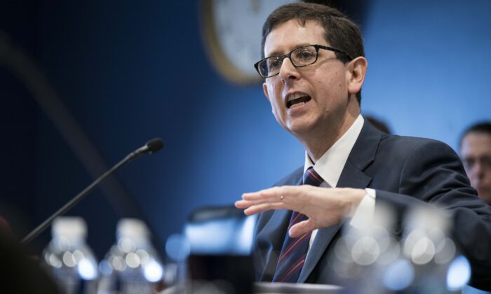 Congressional Budget Office (CBO) Director Phillip Swagel testifies before the Legislative Branch Subcommittee of the House Appropriations Committee in Washington on Feb. 12, 2020. (Sarah Silbiger/Getty Images)