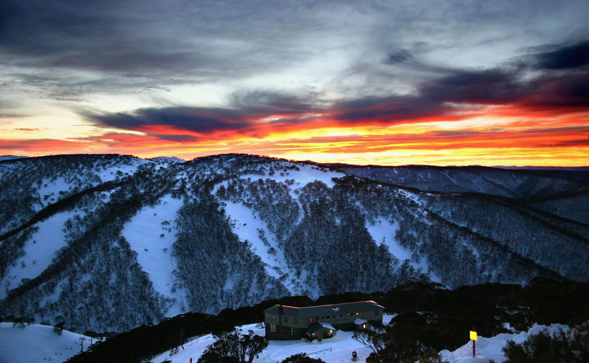 Mount Hotham ski resort in the Victorian Alps offers 245 hectares of skiing terrain. (Stuart Hannagan/Getty Images)