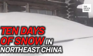 Ten Days of Heavy Snow in China’s Changbai Mountain