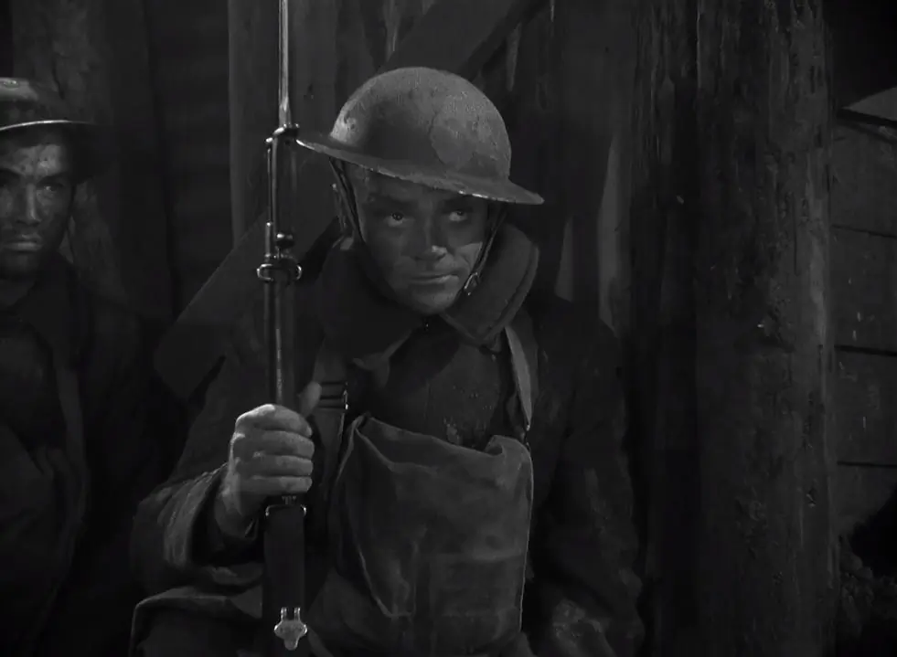 This Memorial Day, honor the brave with old movies. James Cagney in a film set during World War I, "The Fighting 69th." (Warner Bros)