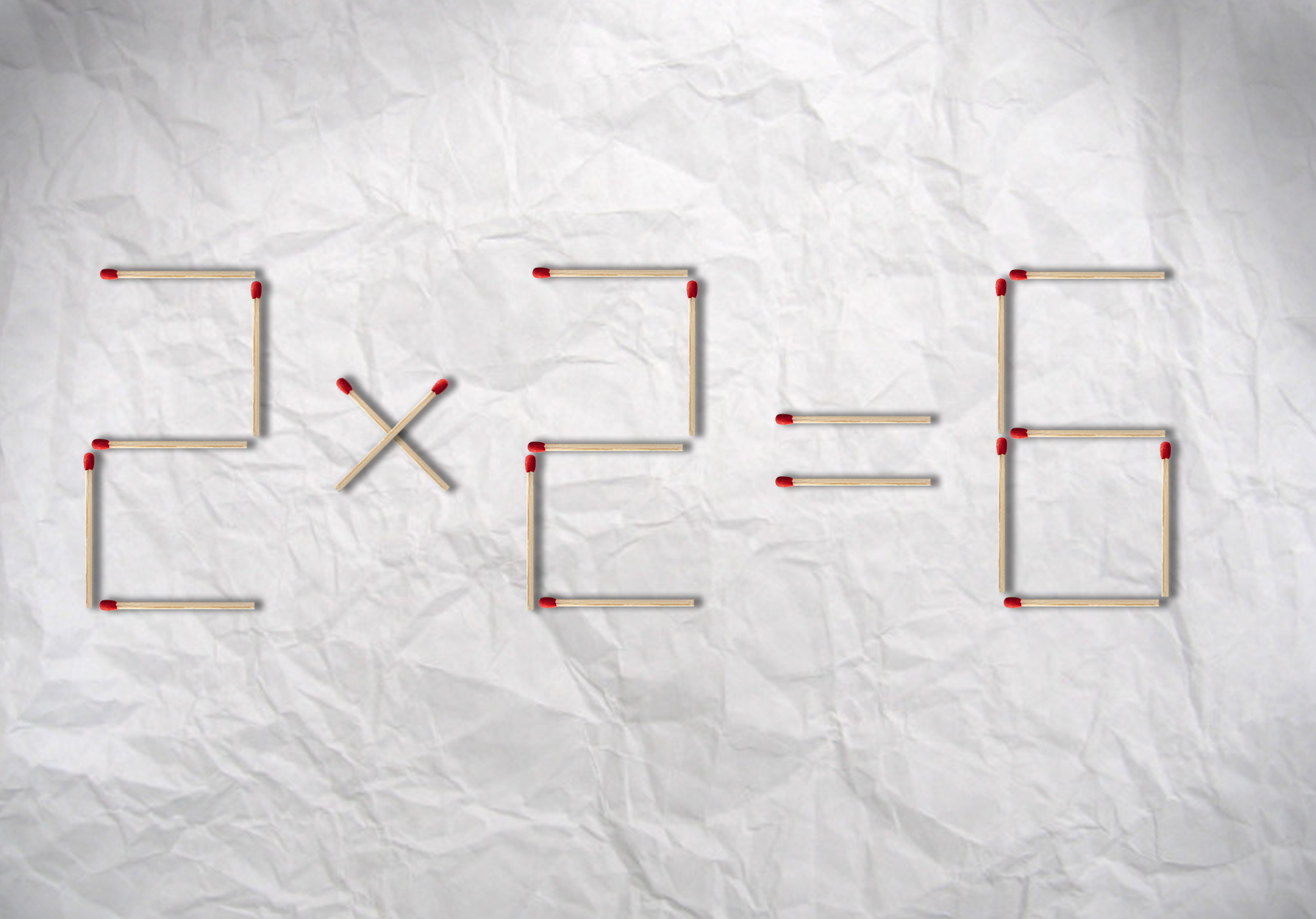 Пятерка головоломка. Matchstick Puzzle. Math Puzzle.