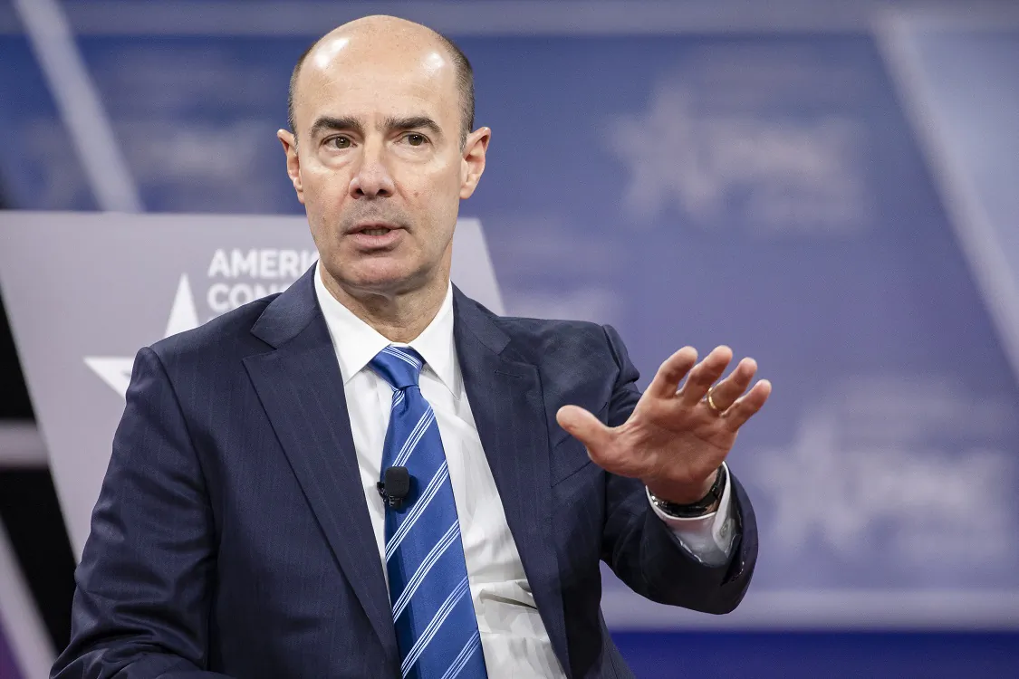 Secretary of the Department of Labor, Eugene Scalia, speaks during the Conservative Political Action Conference 2020 (CPAC) hosted by the American Conservative Union in National Harbor, Md. on Feb. 28, 2020. (Samuel Corum/Getty Images)